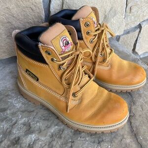 Brahma lace up leather work boots